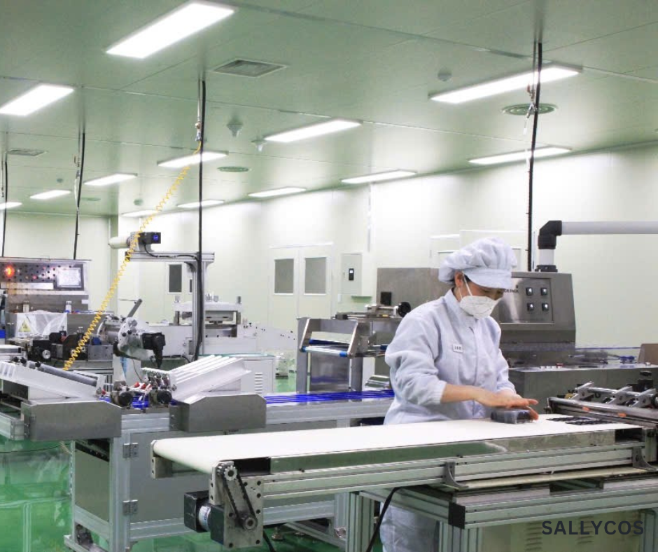 "Dây chuyền sản xuất mỹ phẩm tự động tại Hàn Quốc"