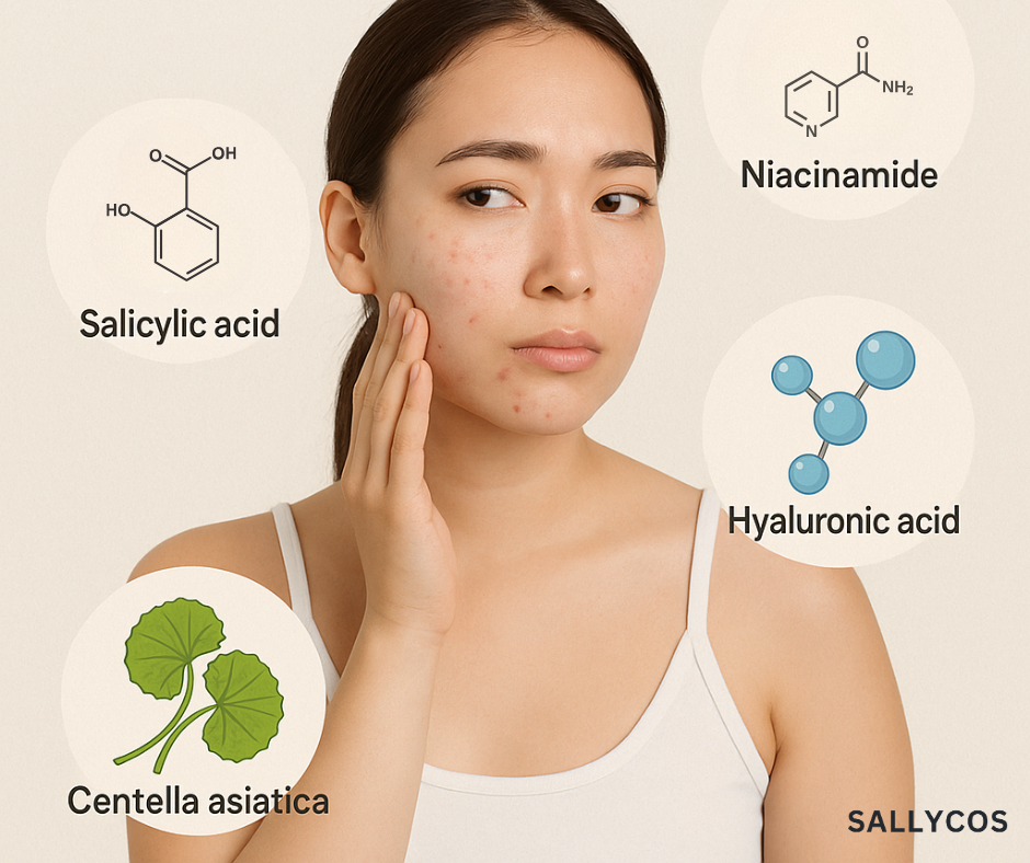 Chăm sóc da sau mụn -rau má làm dịu và tái tạo da mụn