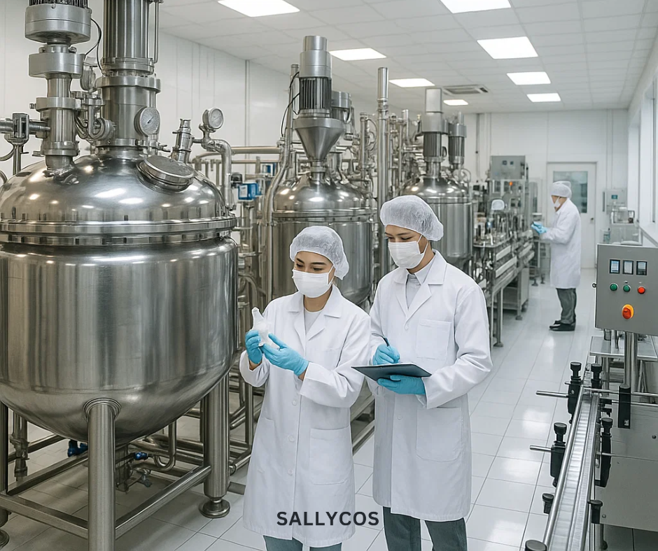 Chuyên gia SALLYCOS nghiên cứu và phát triển công thức mỹ phẩm mới