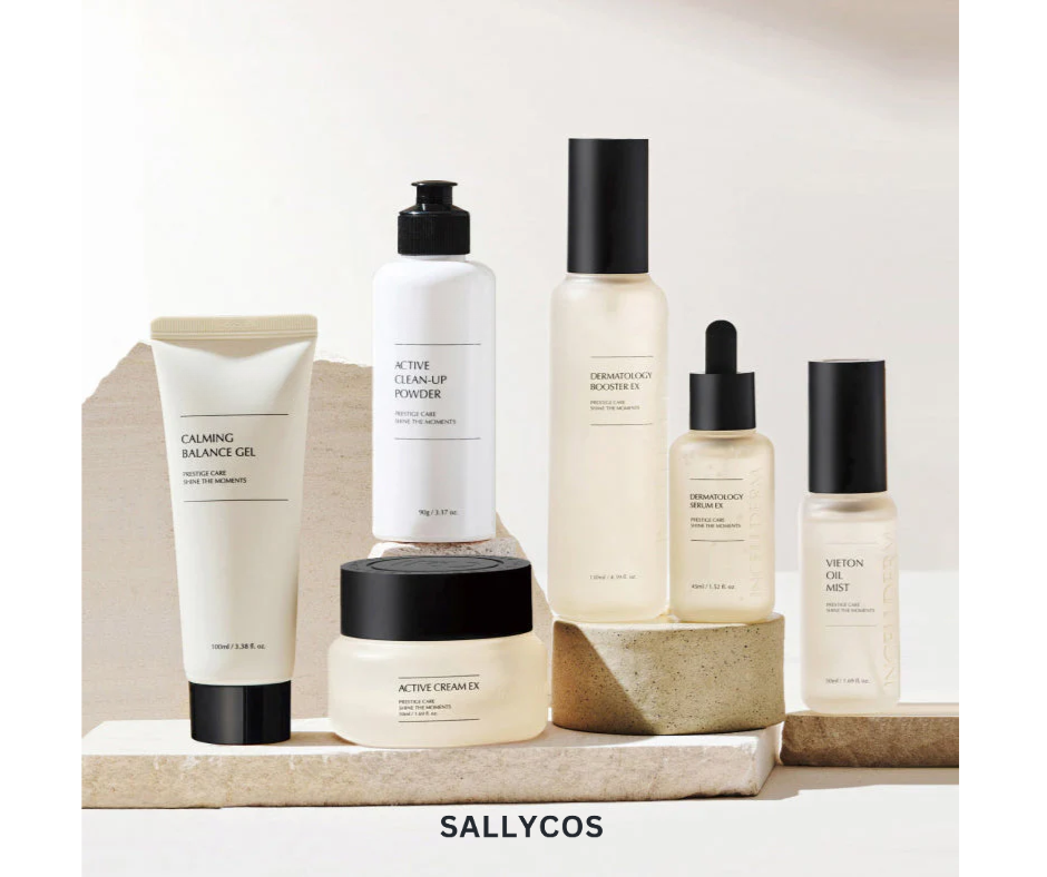 Bao bì sản phẩm mỹ phẩm cao cấp Hàn Quốc do SALLYCOS chuyên gia công mỹ phẩm thiết kế – serum, kem dưỡng, sun cream phong cách K-Beauty sang trọng.