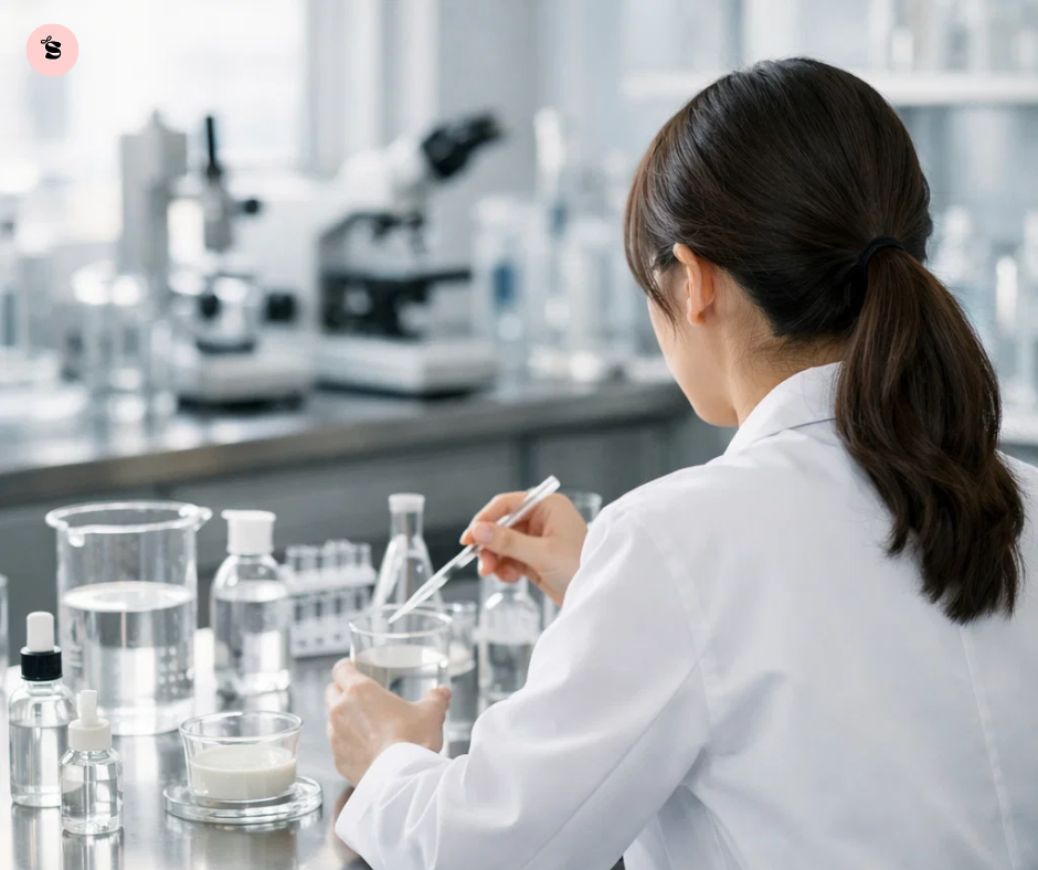 Phòng nghiên cứu R&D phát triển công thức gia công mỹ phẩm thương hiệu riêng tại Hàn Quốc