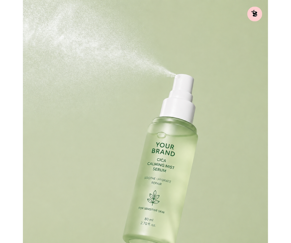 Mỹ phẩm hot trend Hàn Quốc 2026 với serum và sản phẩm skincare